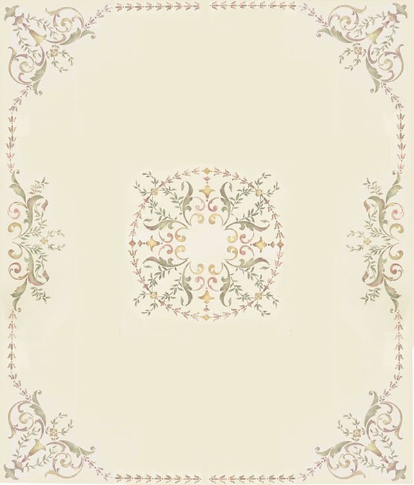 19th Century Ceiling Stencil Set