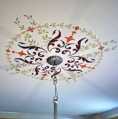 19th Century Ceiling Stencil Set
