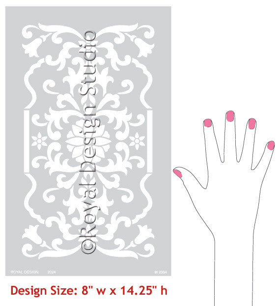 Eastern Panel Furniture Stencil