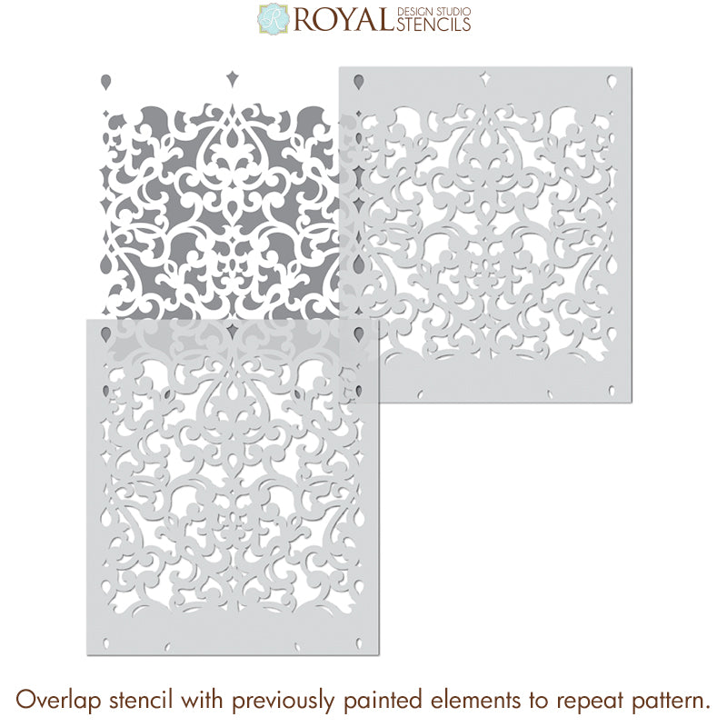 Donatella Damask Stencil