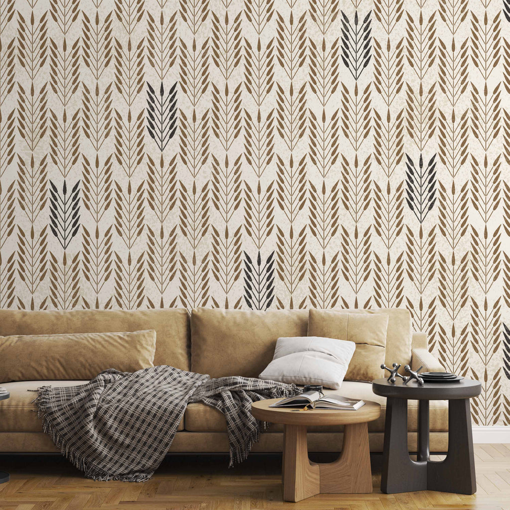 Picaya Quiver Feather Raven + Lily Wall Stencil