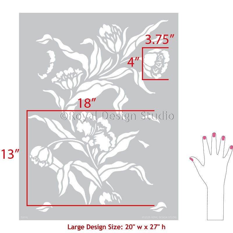 Phoebe's Tulip Stencil