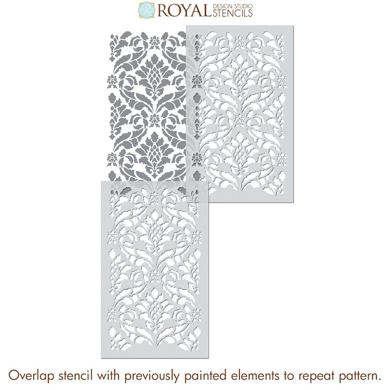 Classic Damask Stencil