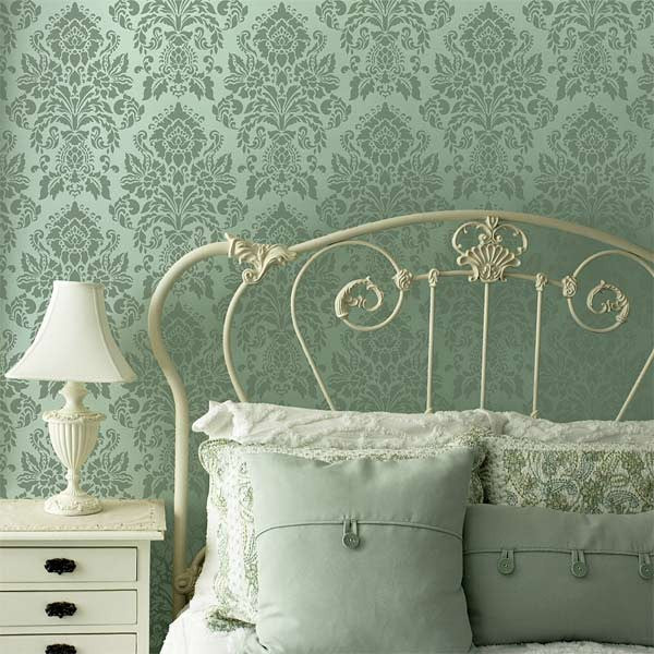 Antoinette Damask Wall Stencil