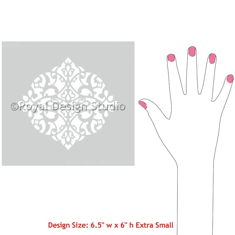 Alcazar Ornament Craft Stencil