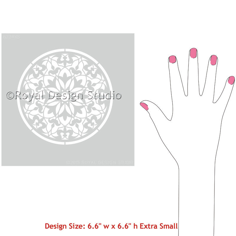 Amira Ornament Craft Stencil