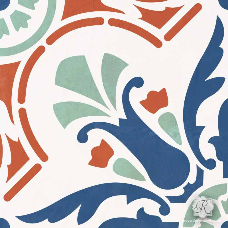 Majorca Tile Stencil