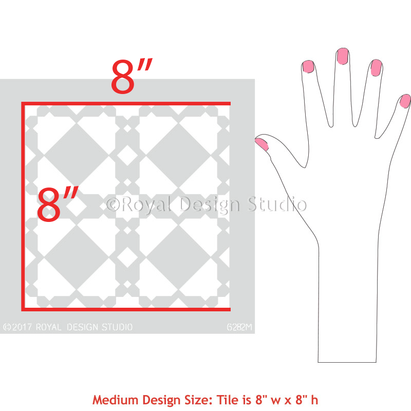 Medina Tile Stencil