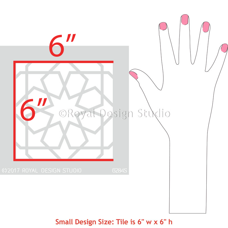 Rabat Tile Stencil