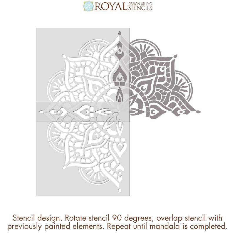 Prajna Mandala Stencil