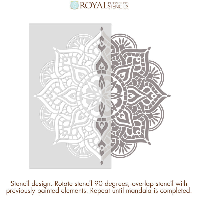 Prajna Mandala Stencil