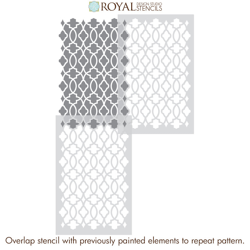 Medina Trellis Wall Stencil