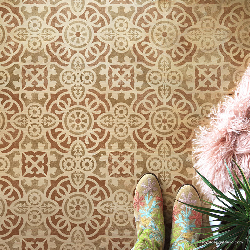 Isabella Tile Stencil