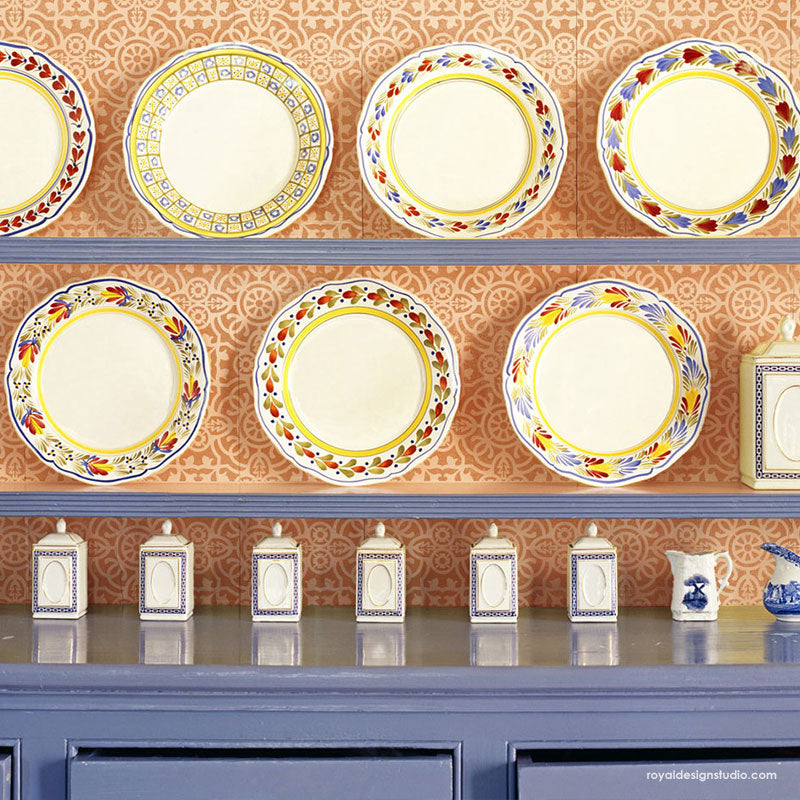 Isabella Tile Stencil