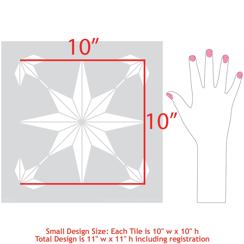 You're a Star Tile Stencil