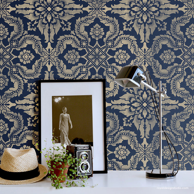 Santiago Tile Stencil