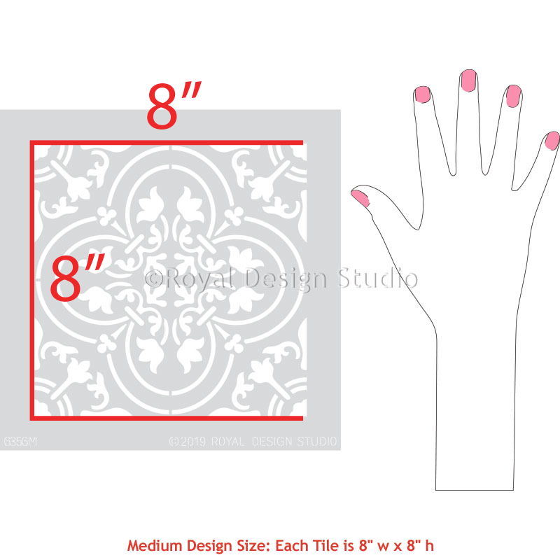 Palladium Tile Stencil