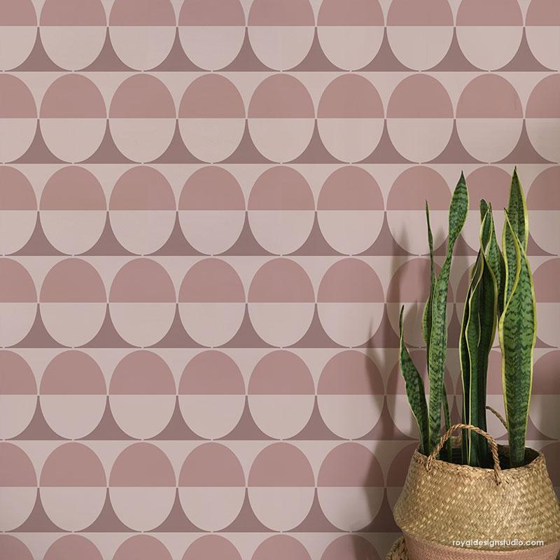 Intuition Modern Wall Stencil