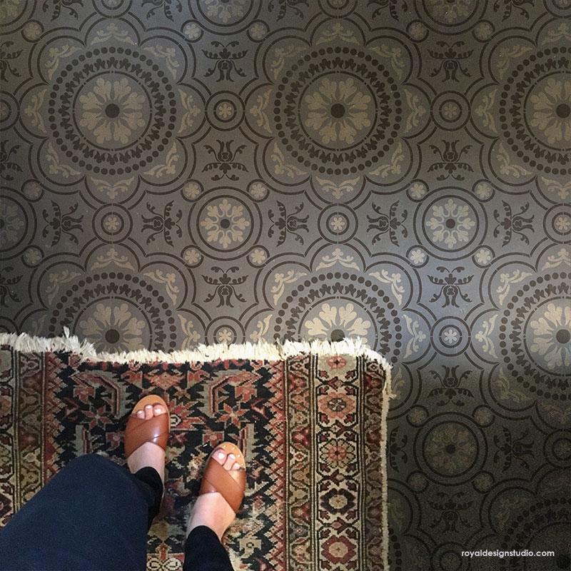 Chatsworth Tile Stencil