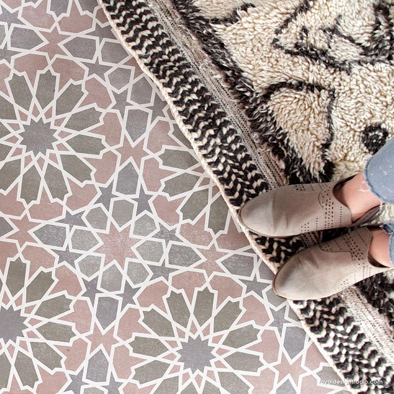 Kasbah Tile Stencil