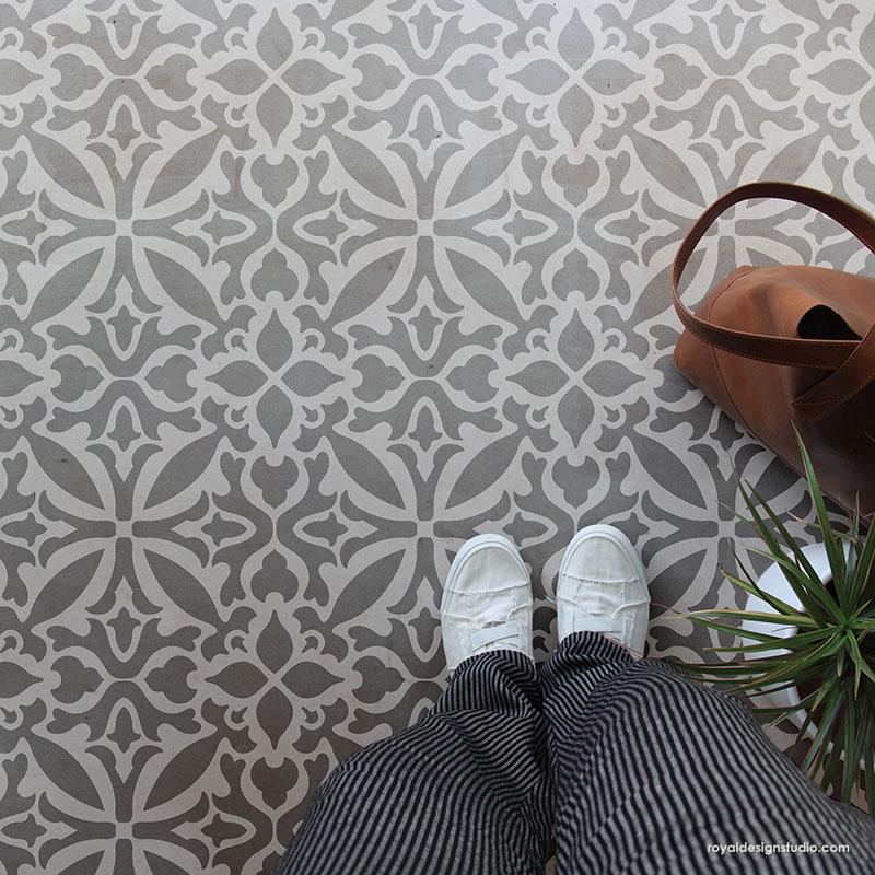 Island Dreams Tile Stencil