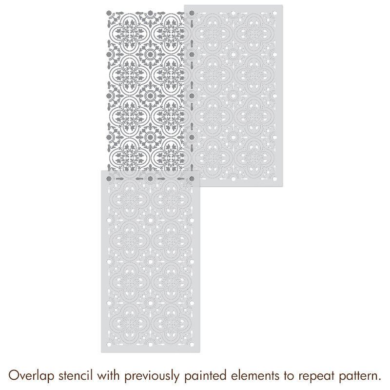 Palladium Tile Allover Stencil