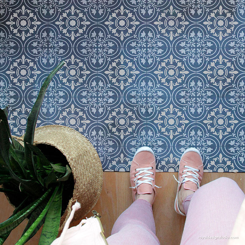 Palladium Tile Allover Stencil