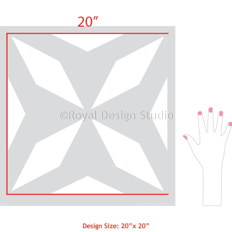 Moxie Tile Stencils Set