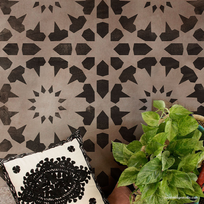Marhaba Moroccan Tile Stencil