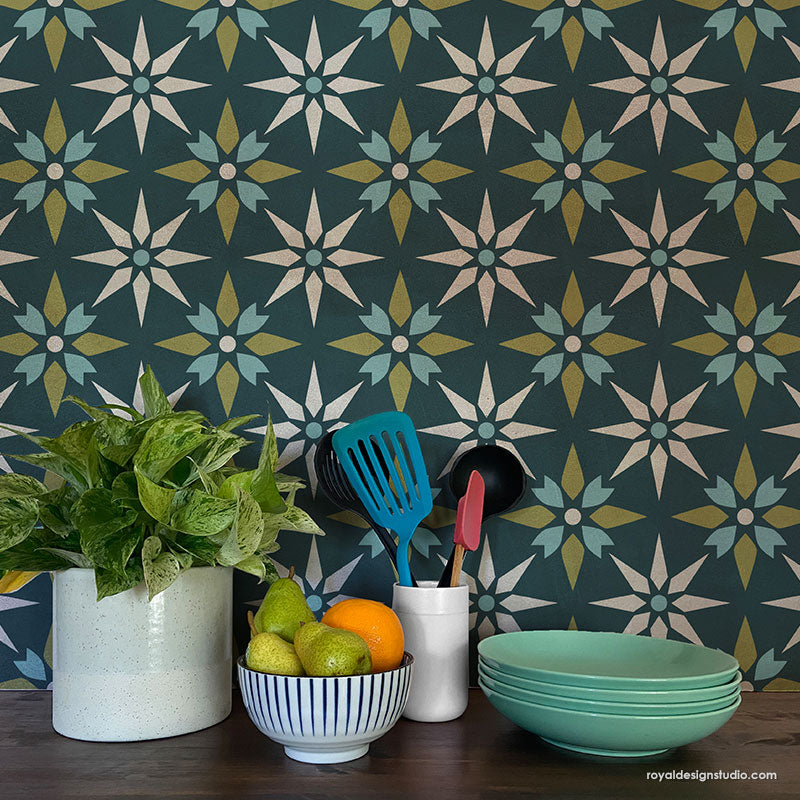 Starz Tile Stencil
