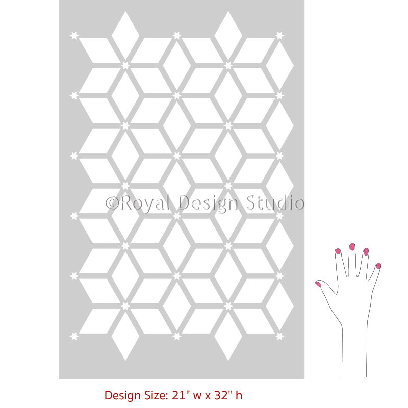 Tessellated Tile Stencil