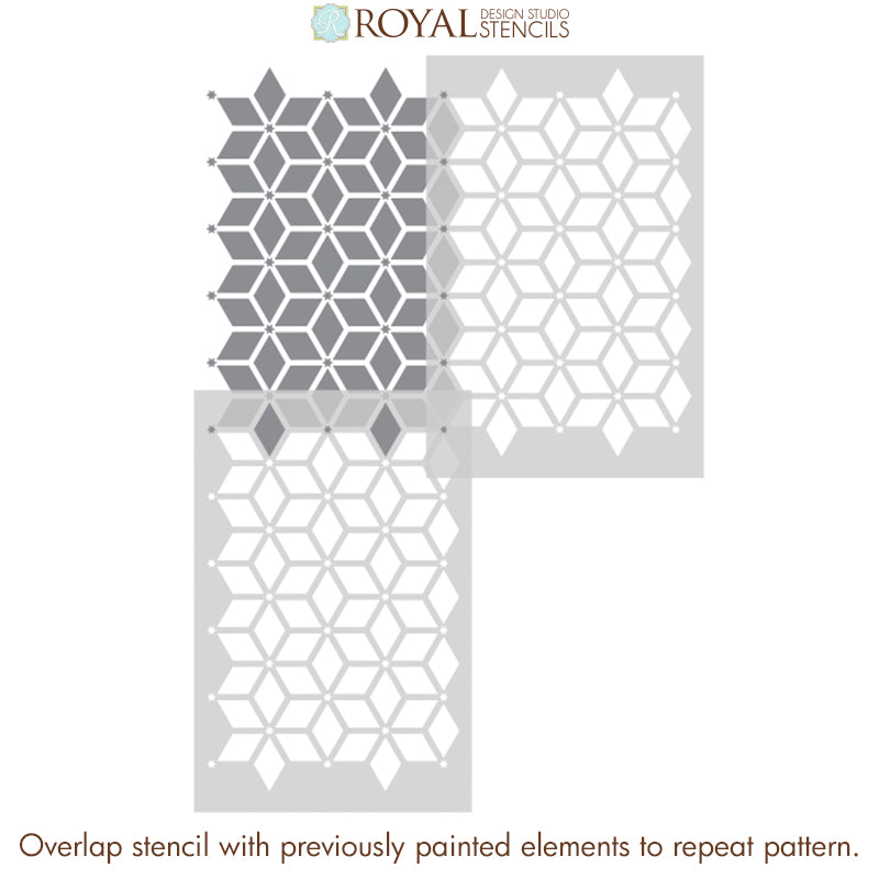 Tessellated Tile Stencil