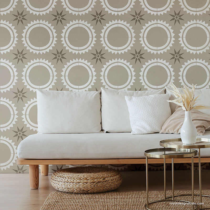 Orion Star Tile Stencil