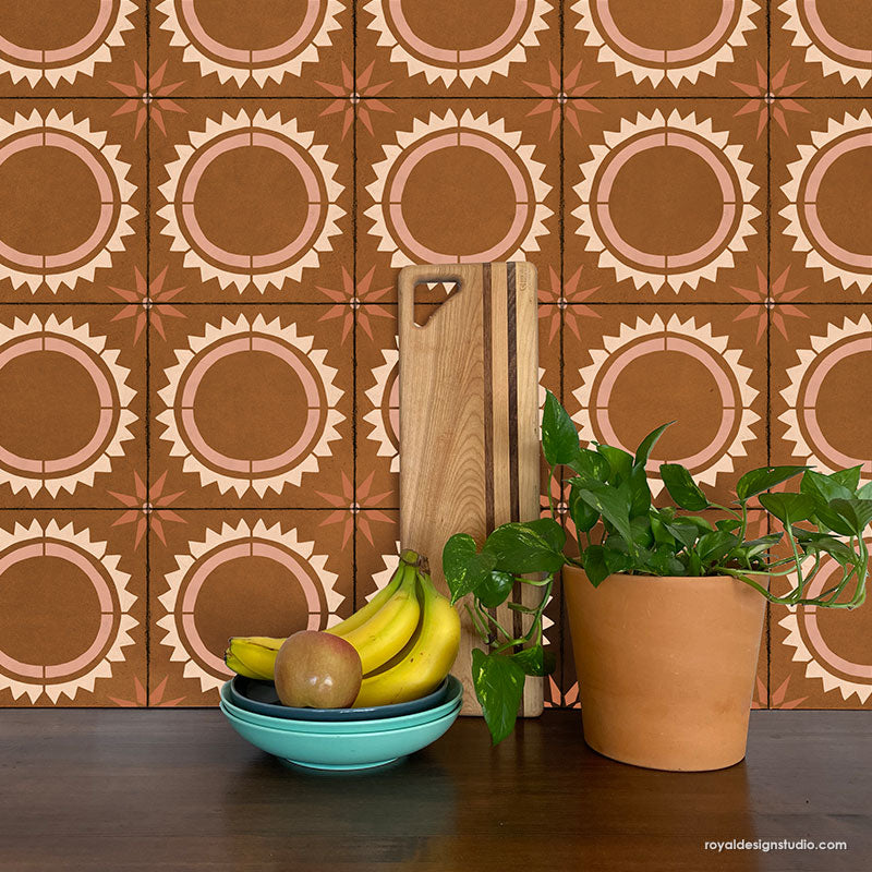 Orion Star Tile Stencil