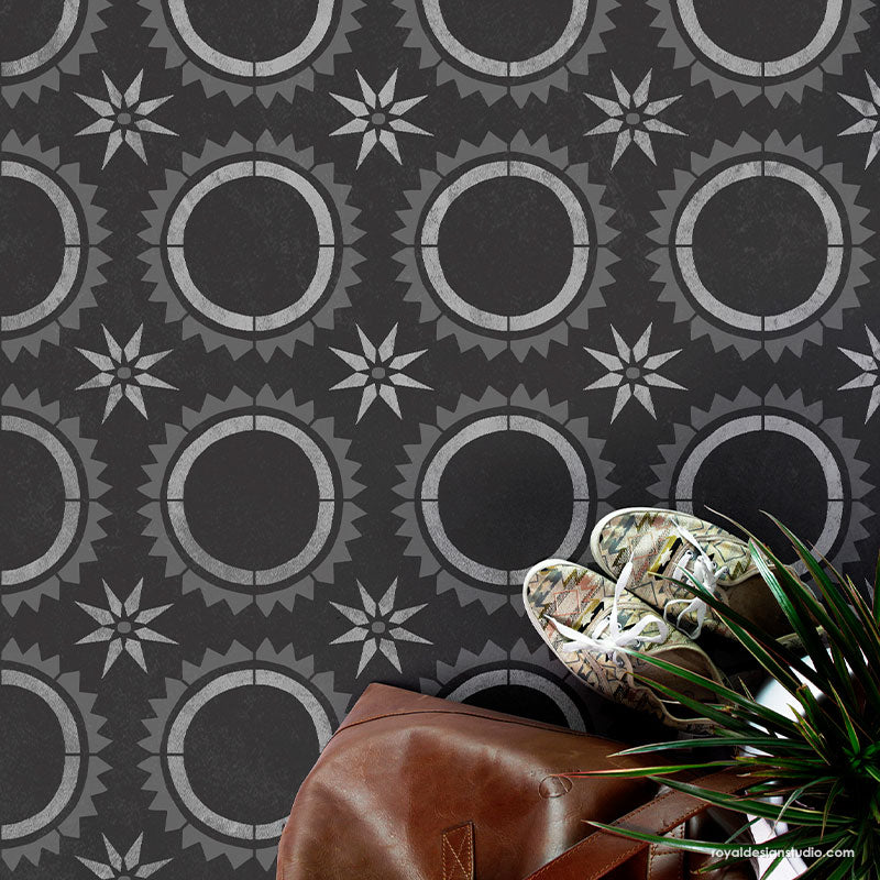 Orion Star Tile Stencil