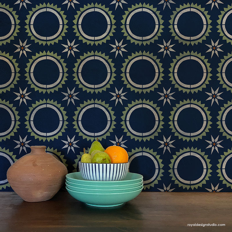 Orion Star Tile Stencil