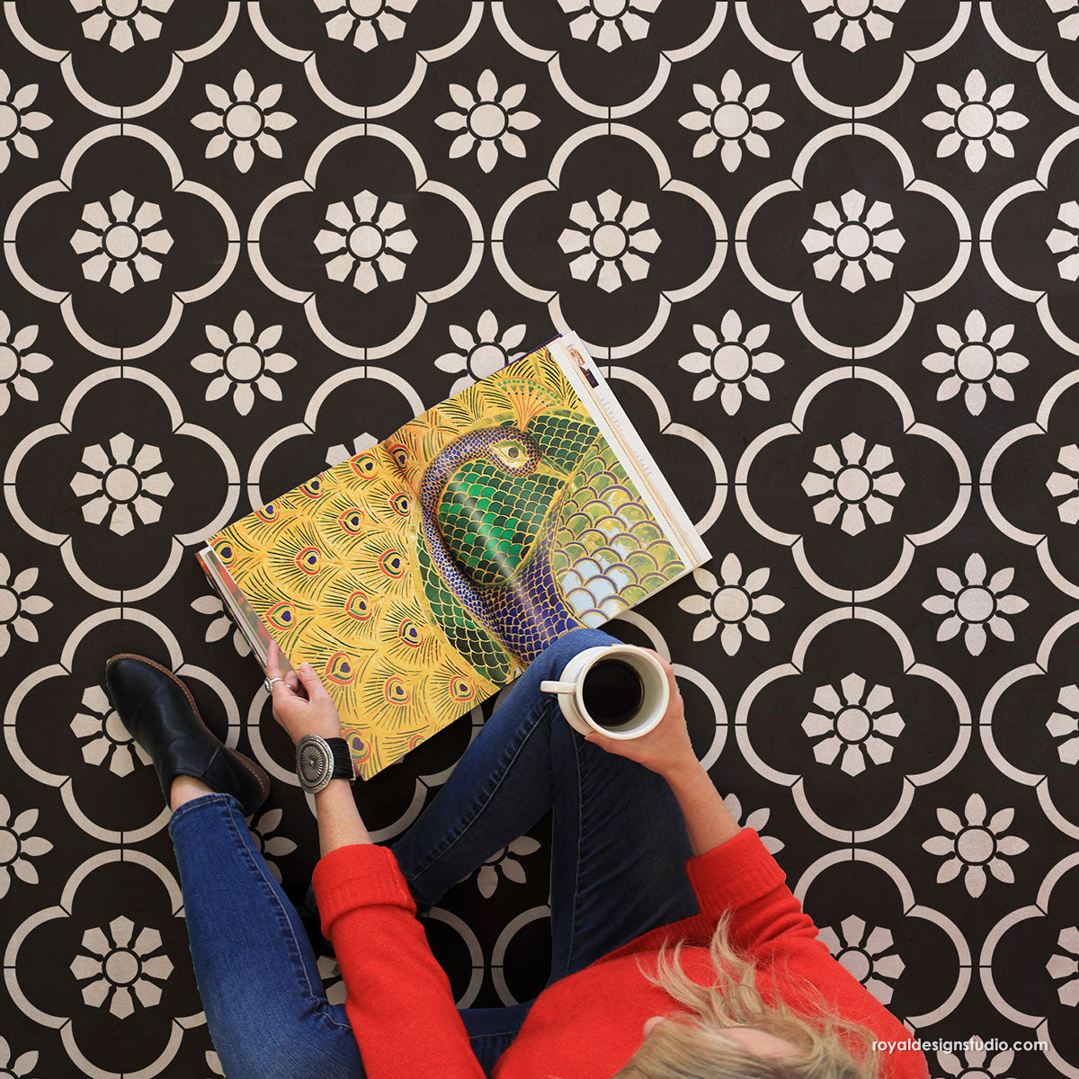 San Miguel Floral Tile