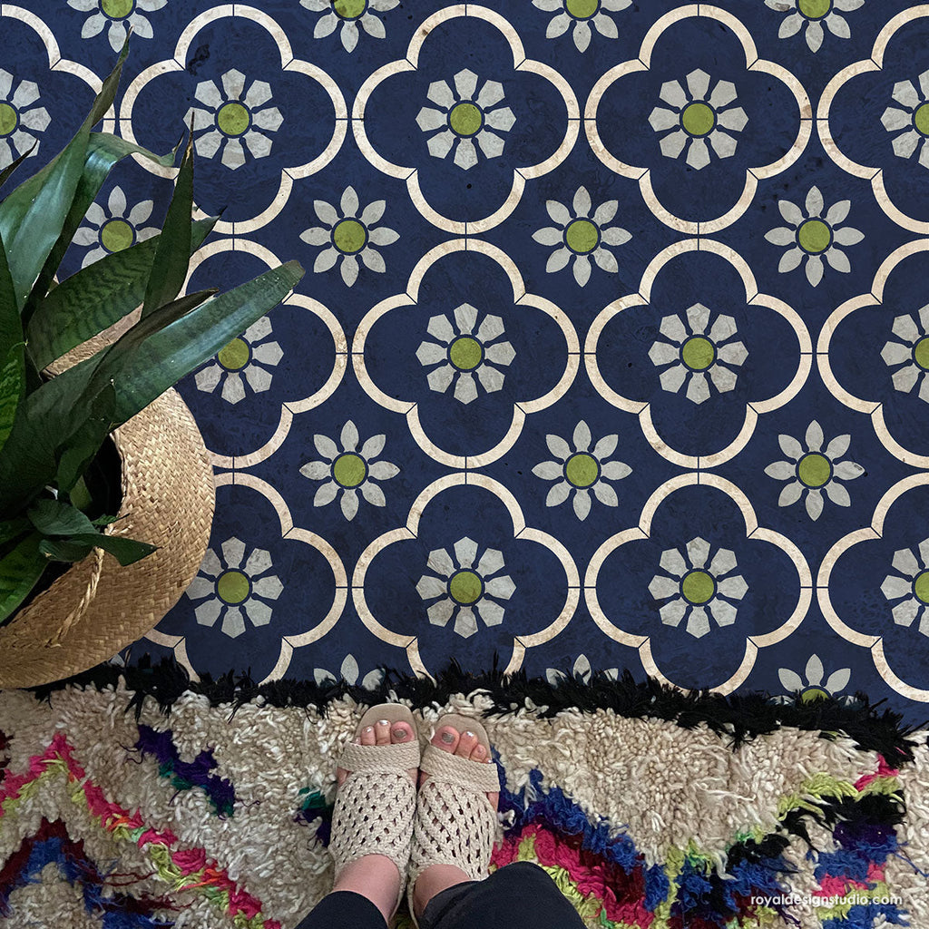 San Miguel Floral Tile