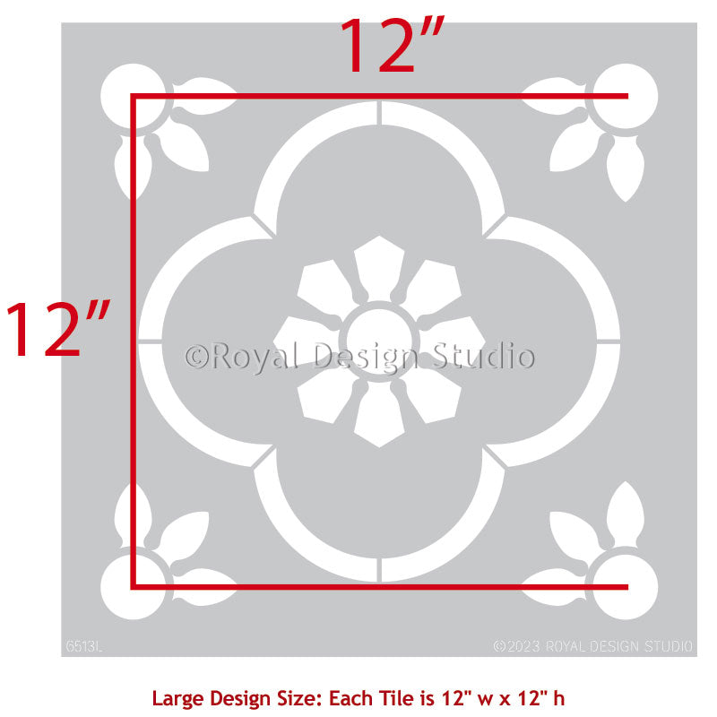 San Miguel Floral Tile