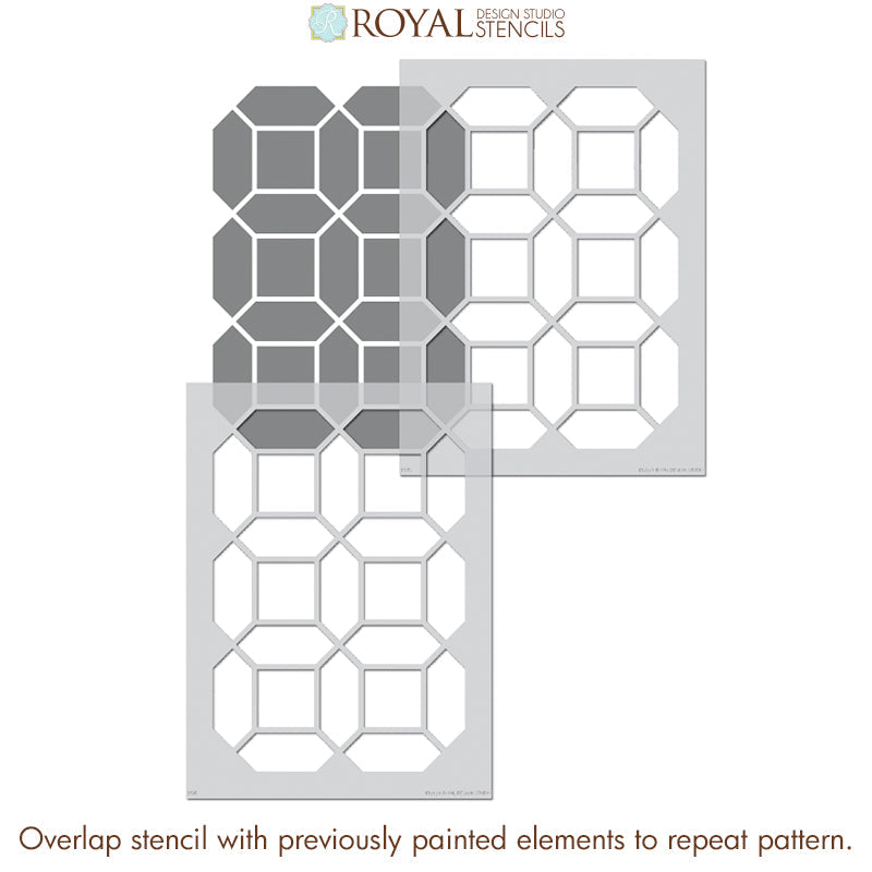 Mosaic Grid Floor Tile