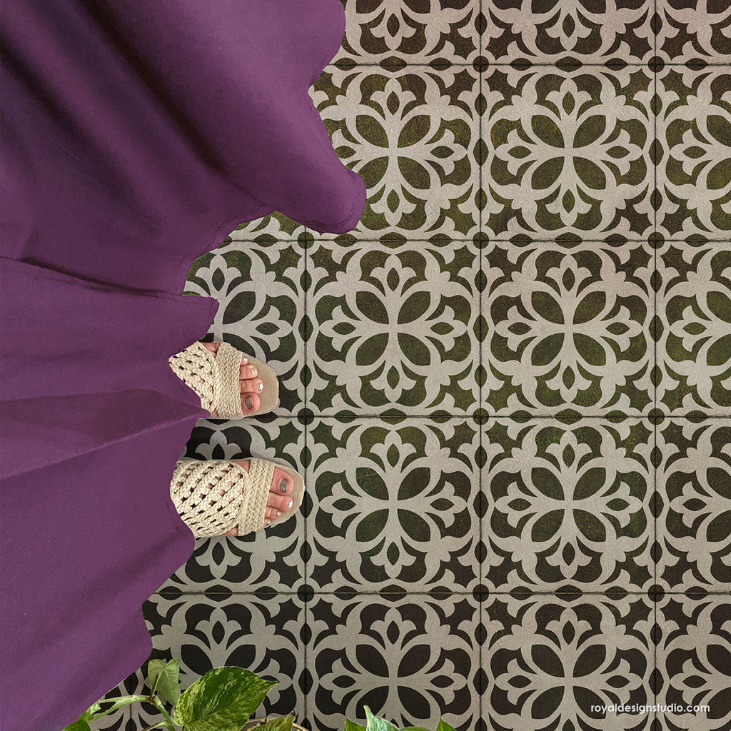 Alicante Tile Stencil