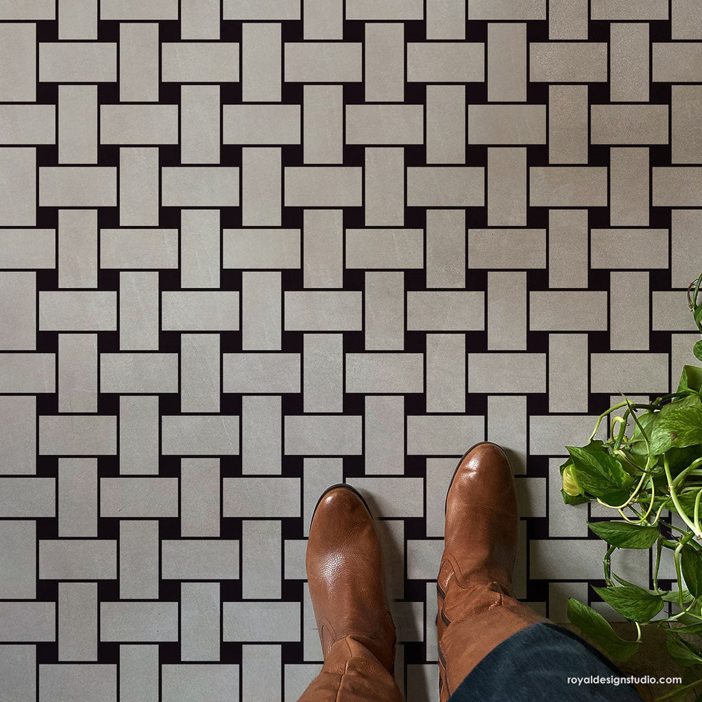 Mosaic Weave Floor and Wall Tile