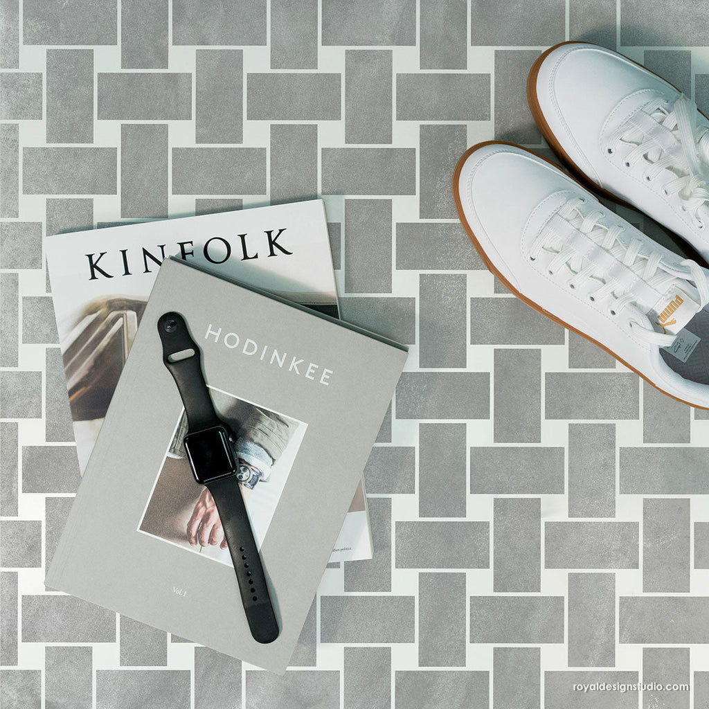 Mosaic Weave Floor and Wall Tile