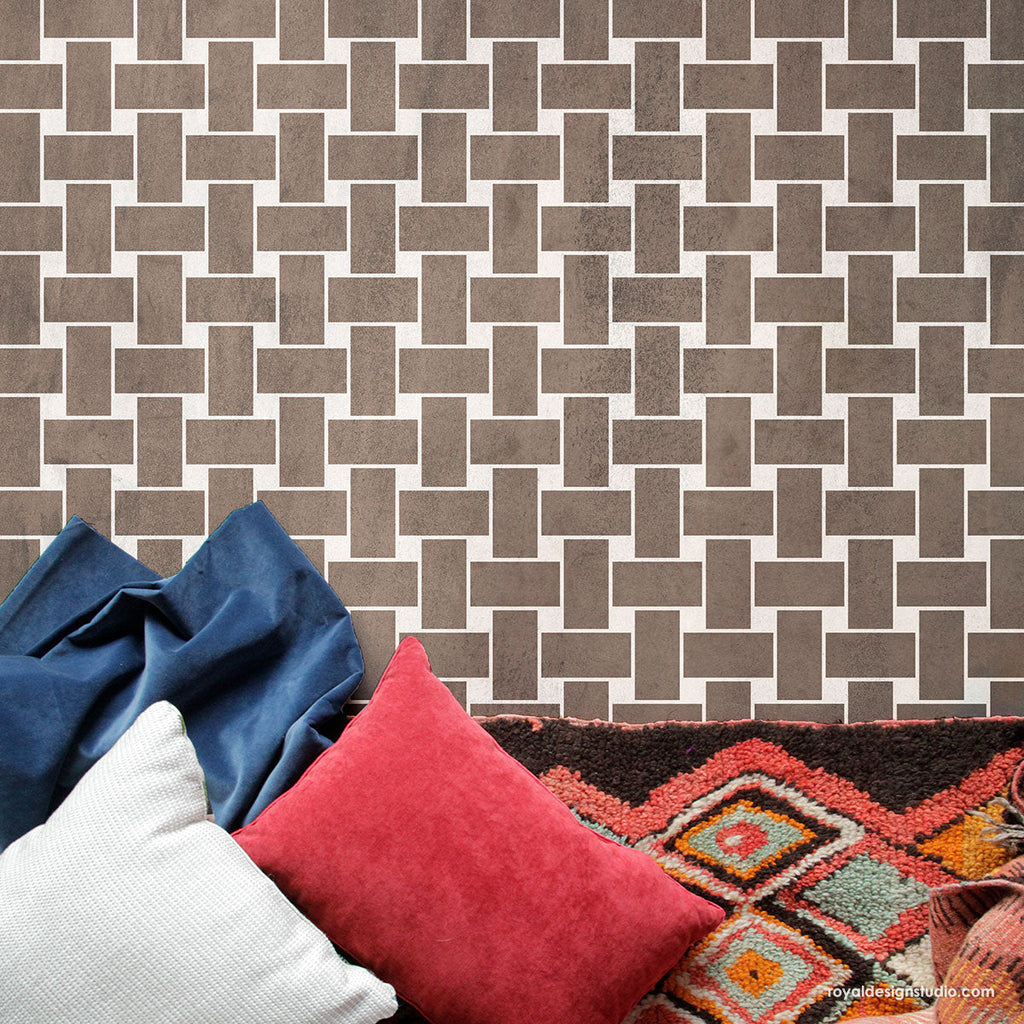 Mosaic Weave Floor and Wall Tile