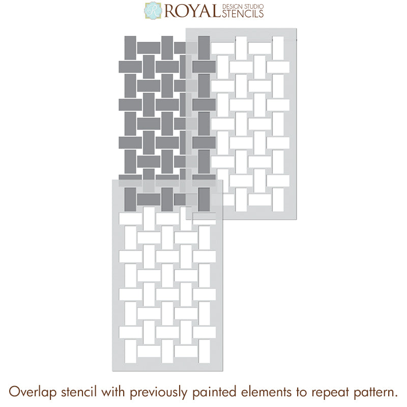 Mosaic Weave Floor and Wall Tile