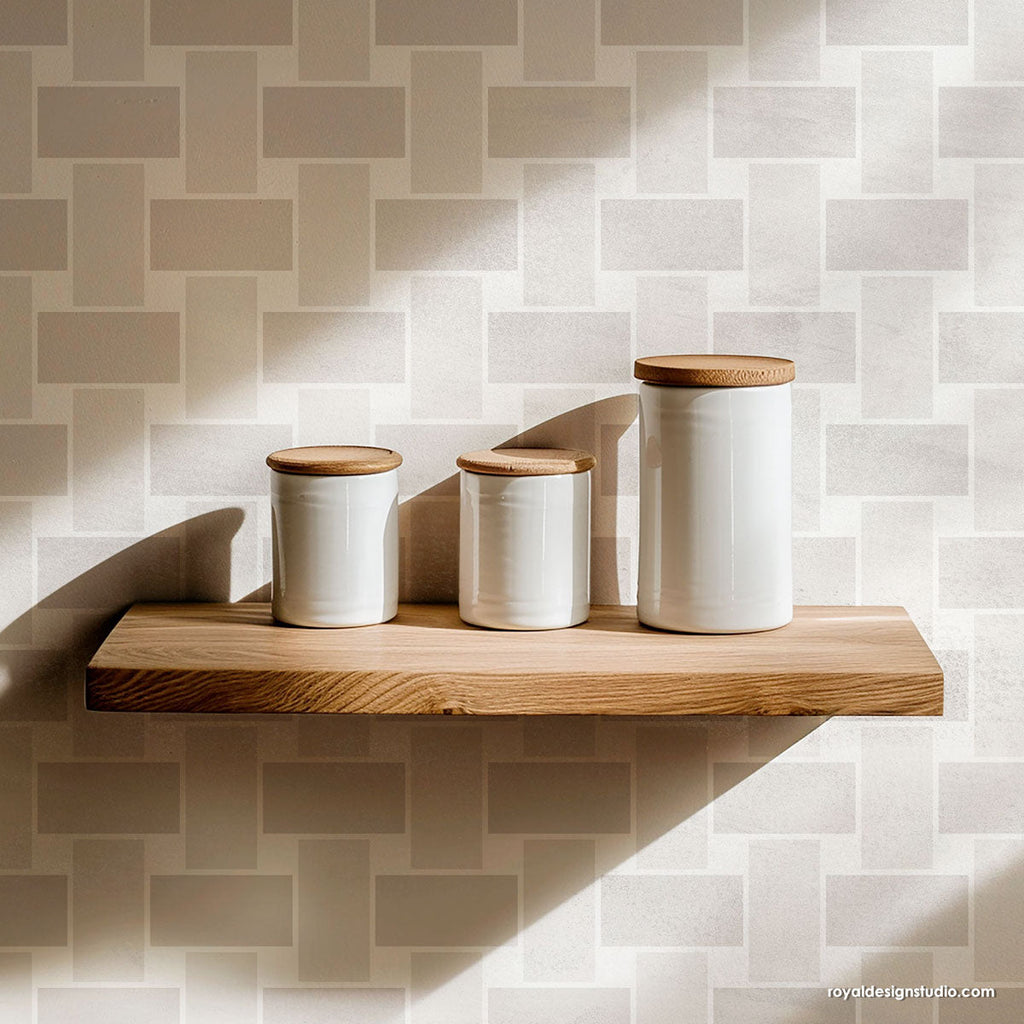 Mosaic Weave Floor and Wall Tile