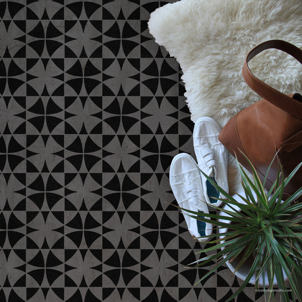 Shape Shifter Tile Stencil