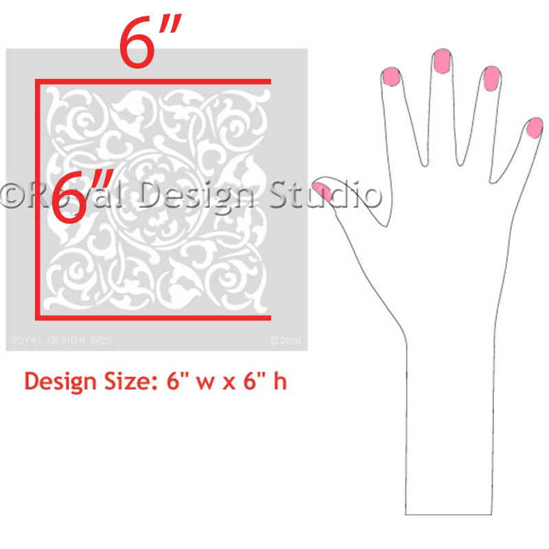 Verona Tile Craft Stencil