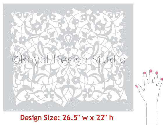 Arabesque Moroccan Stencil