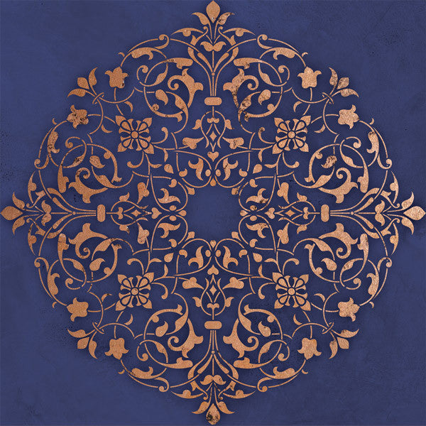 Arabesque Ceiling Medallion Stencil
